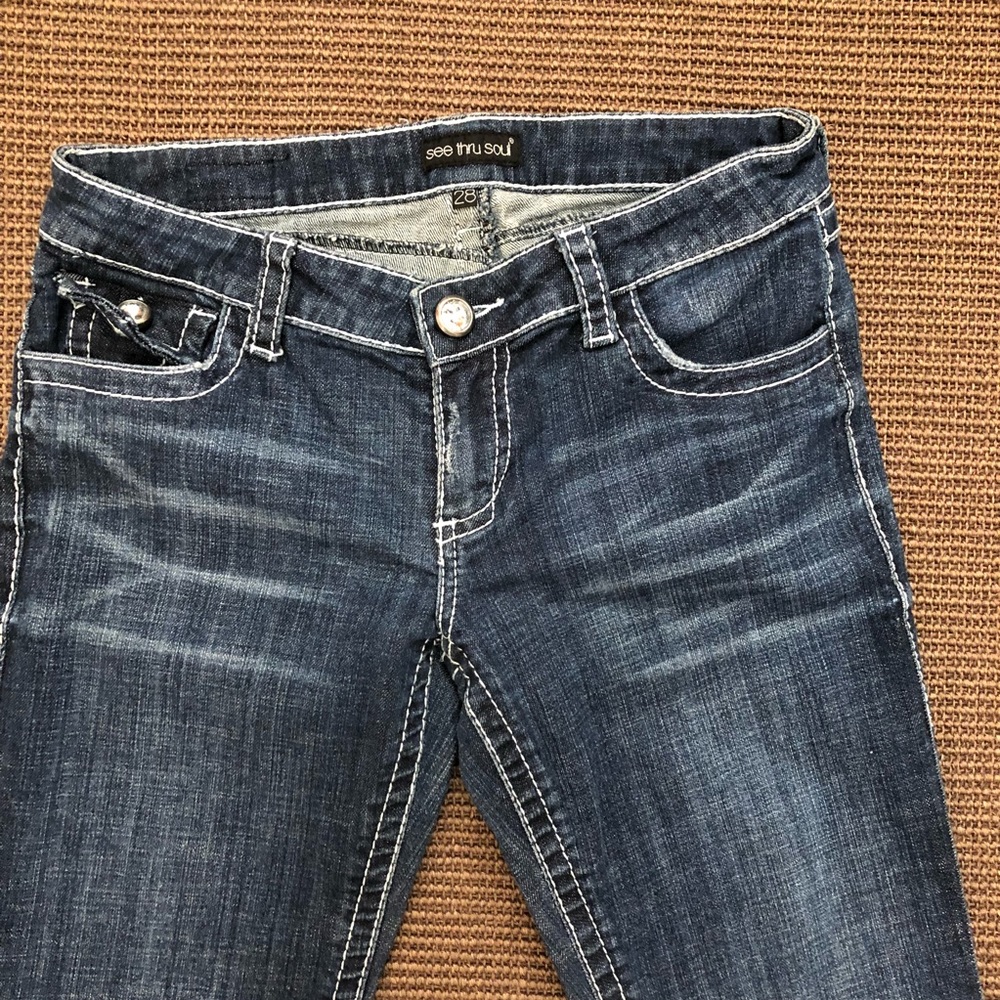 See Thru Soul Jeans